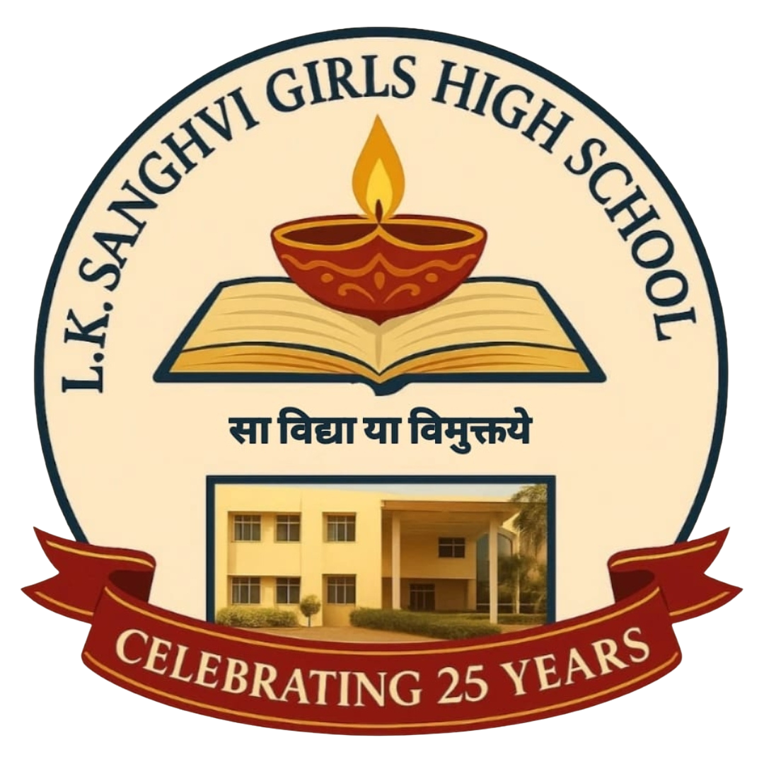 L.K. Sanghvi High School Logo